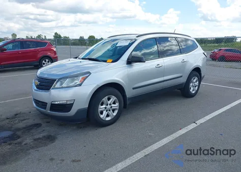 2013 Chevrolet Traverse Ls z USA, uszkodzony, nr VIN 1GNKRFED4DJ256873